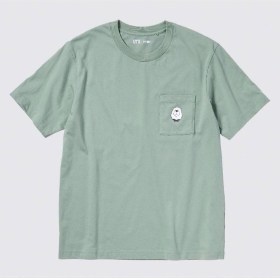 SPYxFAMILY Uniqlo Collab T-shirt 4XL Green Used gallery