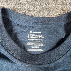Members Mark Mens Size L Large Heather Blue Long Sleeve Crewneck Tee NEW