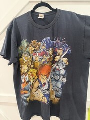 Vintage Thunder Cats Thundercats Big Graphic T-Shirt Cotton Mens Size XL
