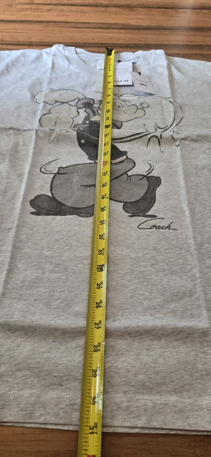 New Coach Men Limited Edition T-shirt Grey 2XL See MEASUREMENT. gallery