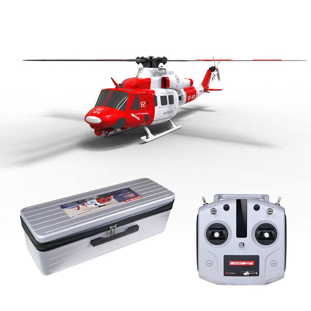 Goosky E2 UH-1Y Air Rescue GPS Helicopter – RTF with Carrying Case