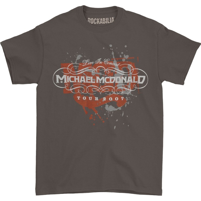 Men’s Michael Mcdonald MCDE 2007 Live In Concert Tour T-shirt XX-Large Black