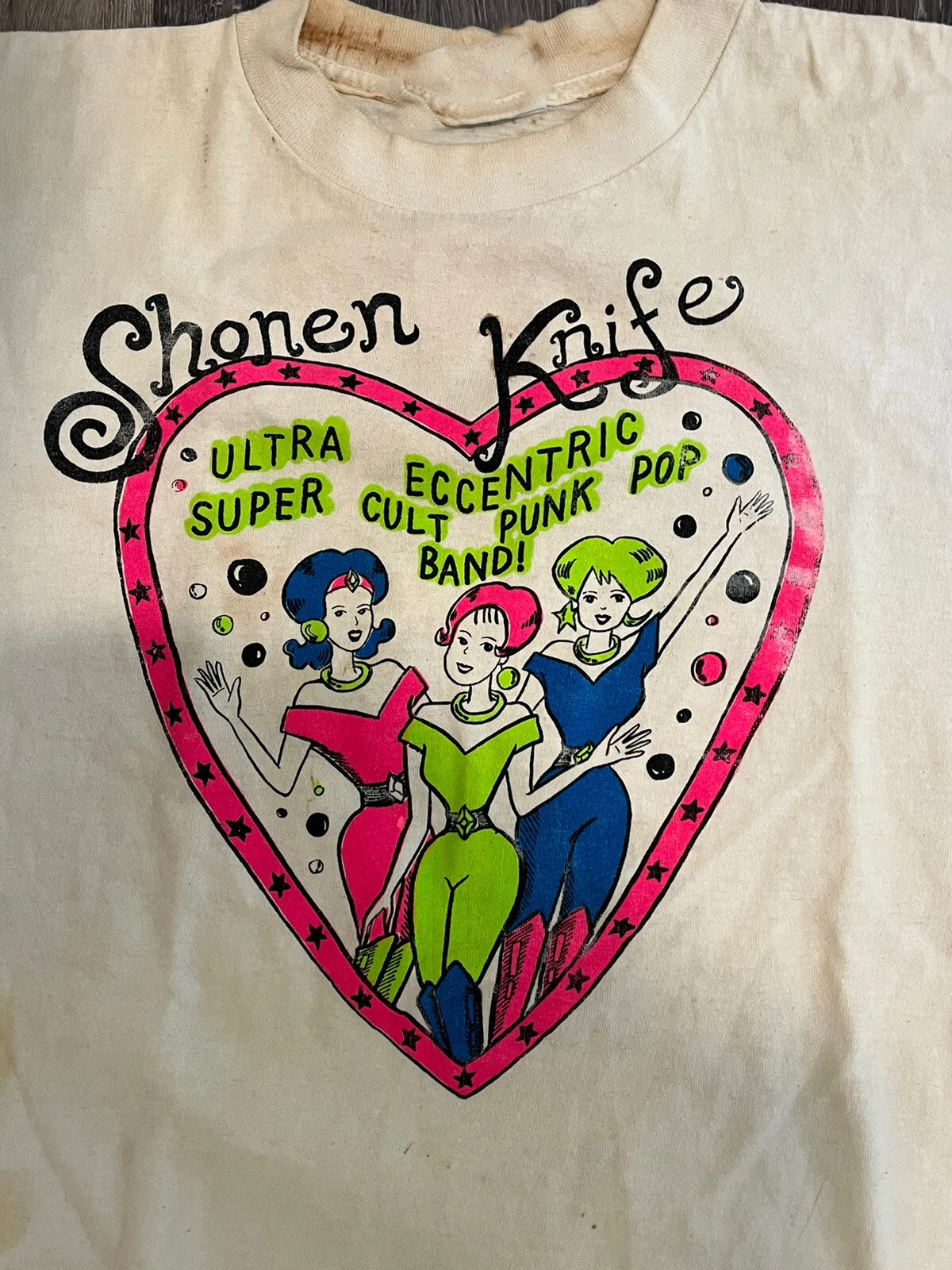 90’s Shonen Knife T-shirt Full Size S to 5XL Collection TU250