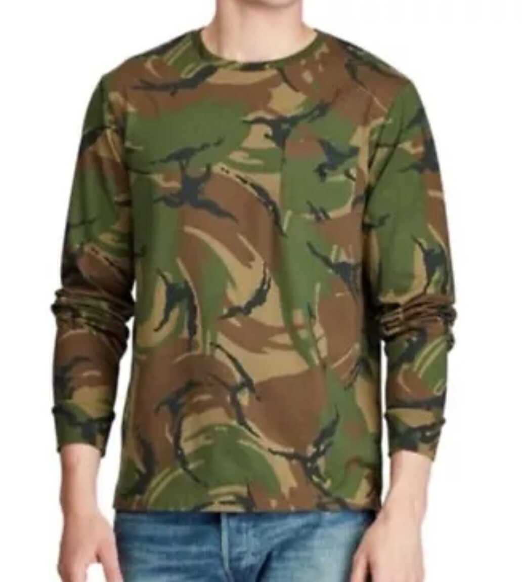 Polo Ralph Lauren Classic Fit Camo Pocket Long Sleeve Shirt Men’s Size XL Cotton gallery
