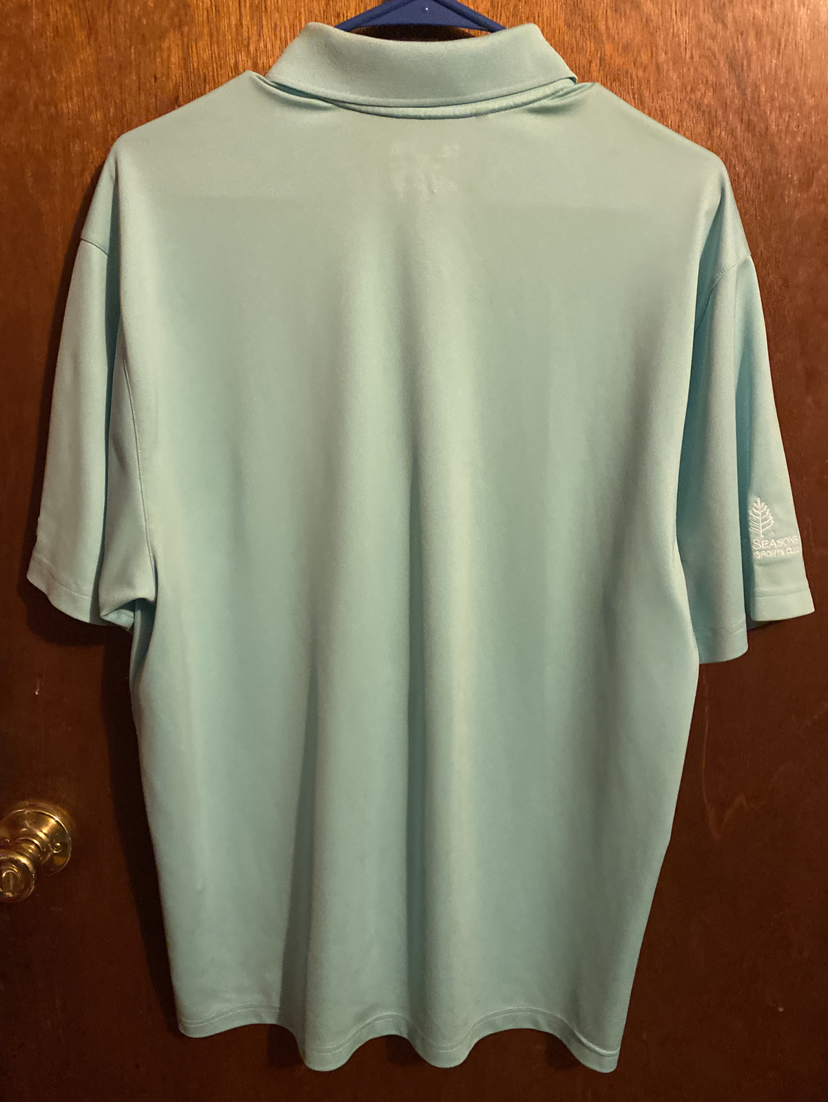 MEDIUM FOUR SEASONS RESORT TEAL POLO SHIRT HAWAII UNDER ARMOR gallery