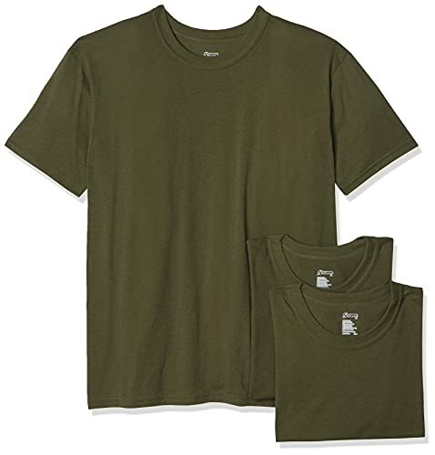 Soffe Men's 3 Pack Short Sleeve - USA Made Poly/Cotton Military Tee gallery