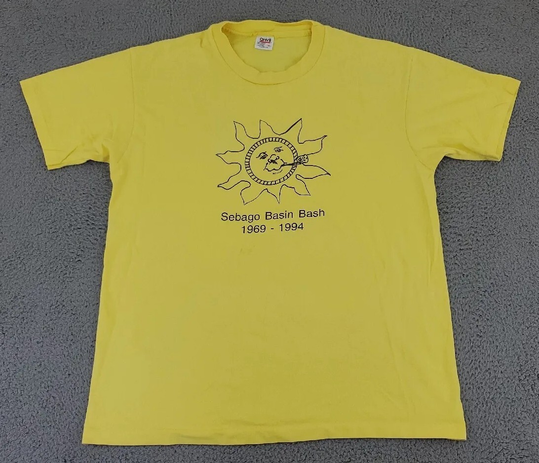 VINTAGE Sebago Basin Bash Shirt Mens Extra Large Maine Single Stitch Adult A30 gallery