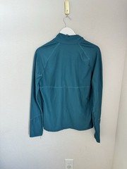 Obermeyer Flex 1/4 Quarter Zip Base Layer Top Men’s Teal Blue Agave Small S