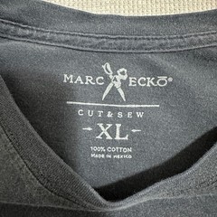 Marc Ecko Cut & Sew Shear Anarchy Skull Graphic T-Shirt Navy Blue Mens Size XL