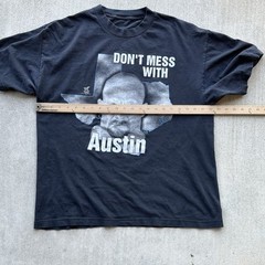 Vintage Stone Cold Steve Austin Tee 90s WWE Wrestling Large