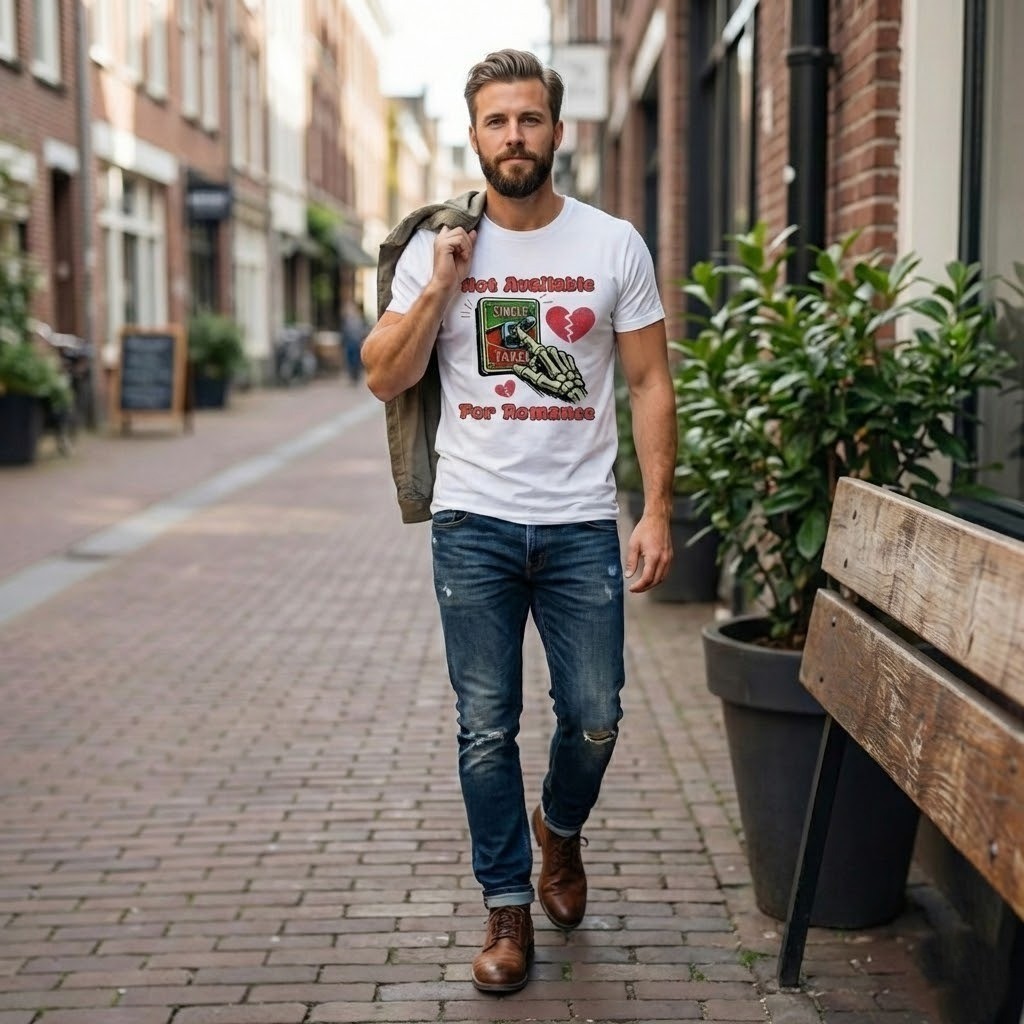 [S-XL] Not Available For Romance TShirt, Anti Love Shirt for Valentine gallery