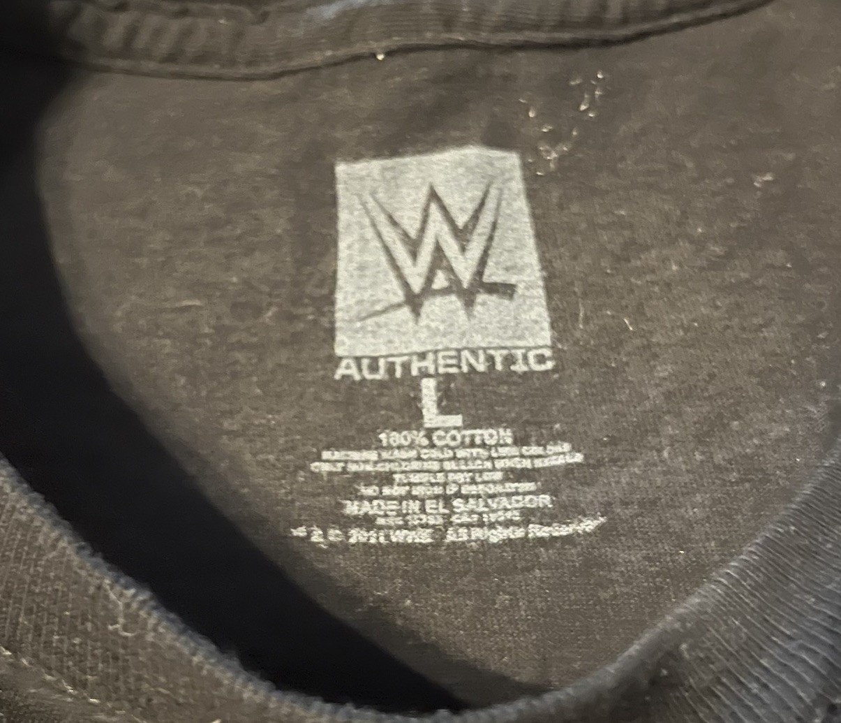 WWE Authentic Roman Reigns Acknowledge Me T-Shirt Mens Large See Measurements gallery