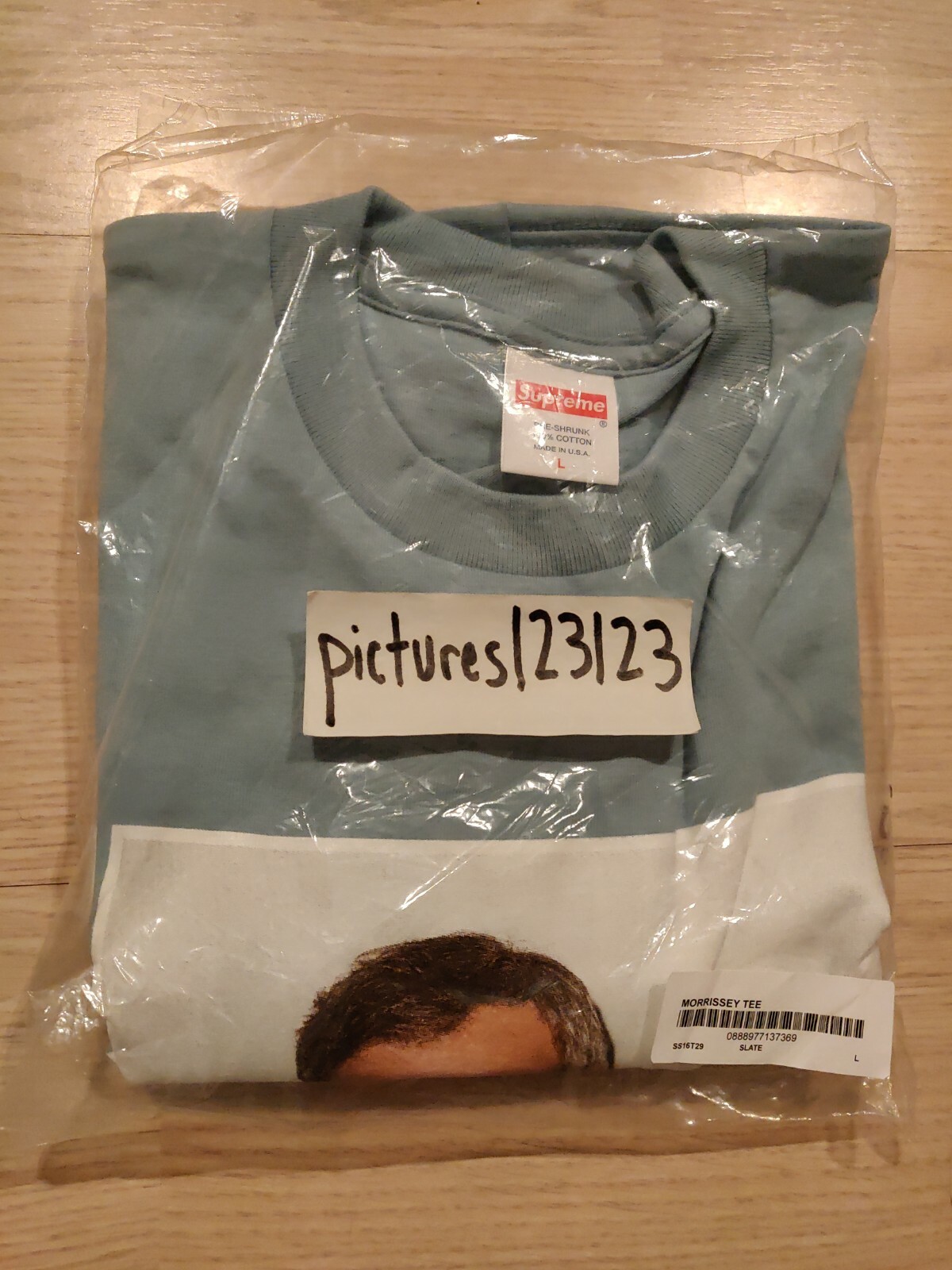 Supreme Morrissey Tee SS16 Box Logo Tyson Raekwon Neil Mafia Lou Nas Mane Motion gallery