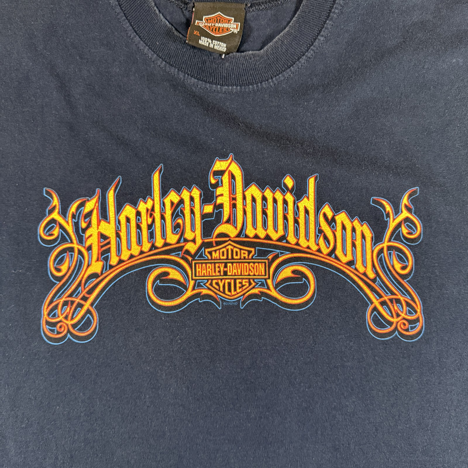 Harley Davidson Tank Top Men's XL Navy Blue Biker Hot Rod gallery