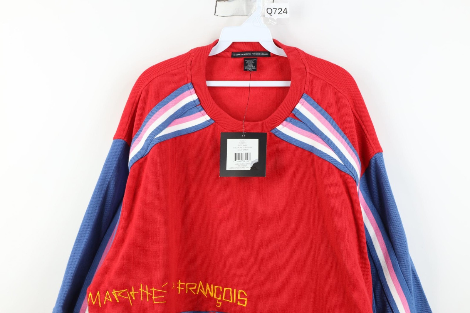 Deadstock Vtg 90s Marithe Francois Girbaud Mens 3XL Heavy Thermal Knit T-Shirt gallery