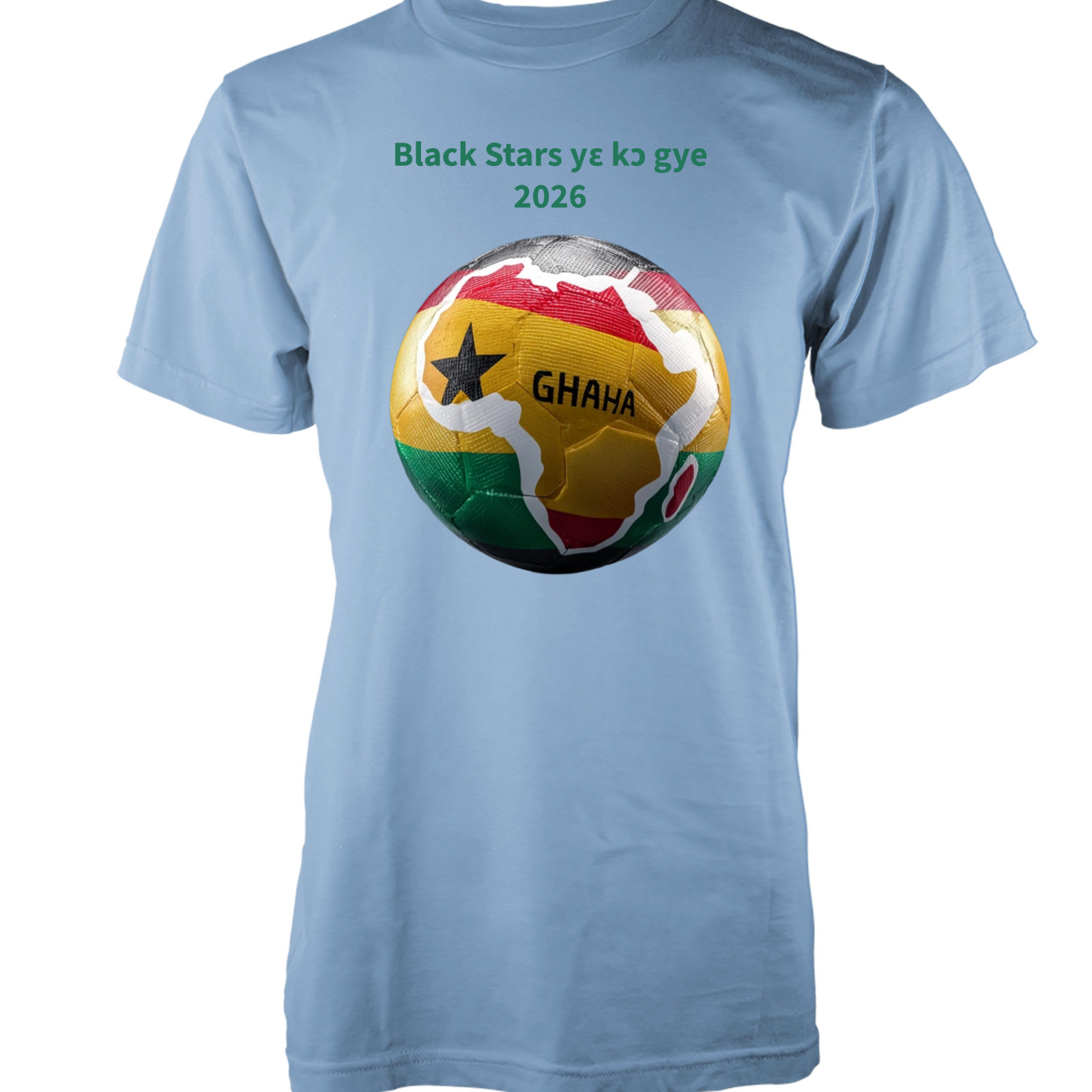 Free Personalisation 2026 World Cup Football Ghana Cotton T-Shirt Adult gallery