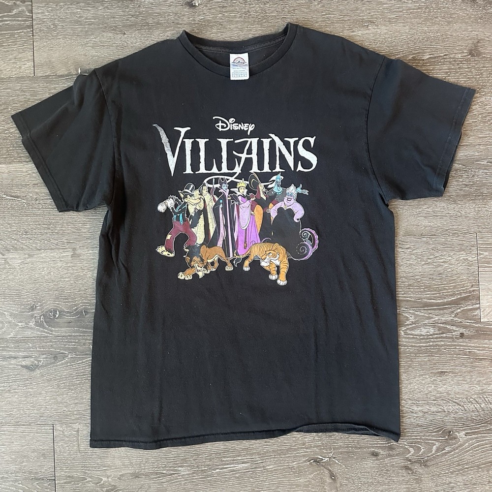 Vintage Disney Villains Graphic Tee Size S