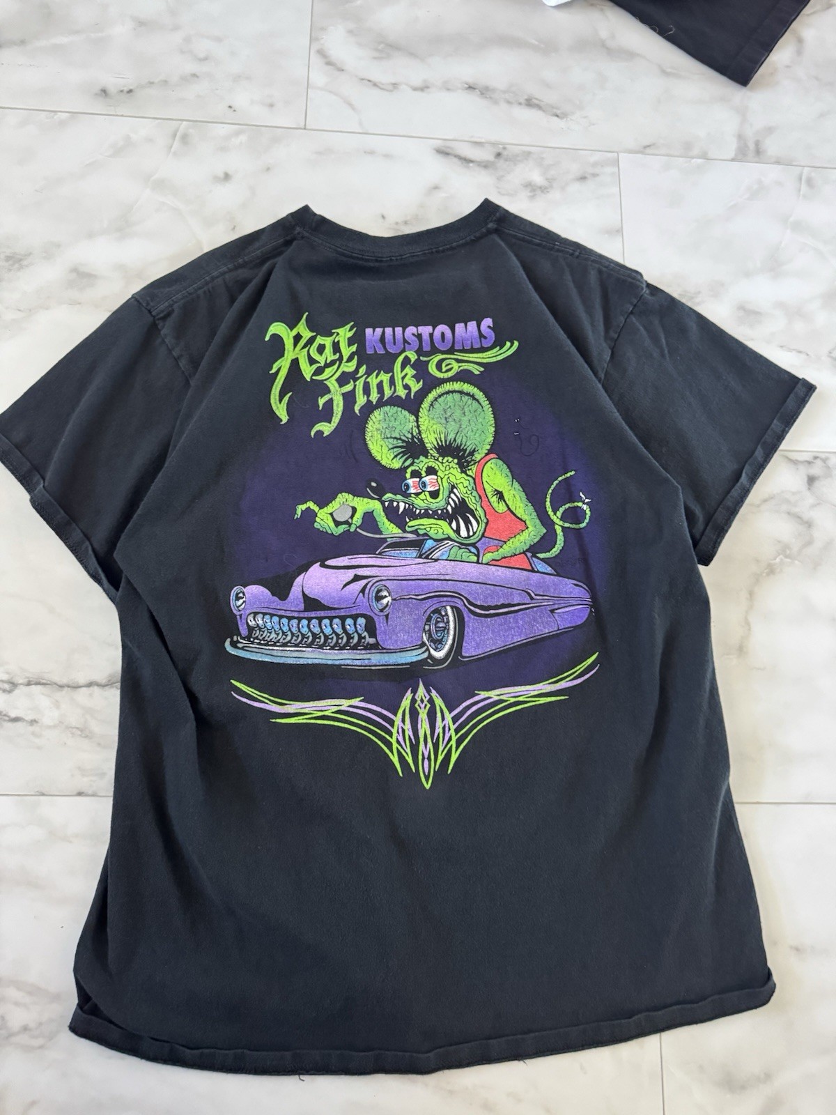 Men’s Rat Funk T Shirt Size Large Dope Graphic Print Design On Back gallery