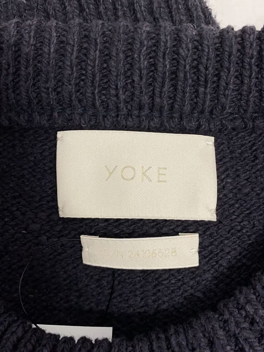 YOKE Sweater (Thick) Size 2 Cotton Black YK24SS0701S gallery