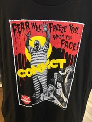 Convict Next Standard Toy Horror Sci-Fi T-Shirt XXL Cut off sleeves