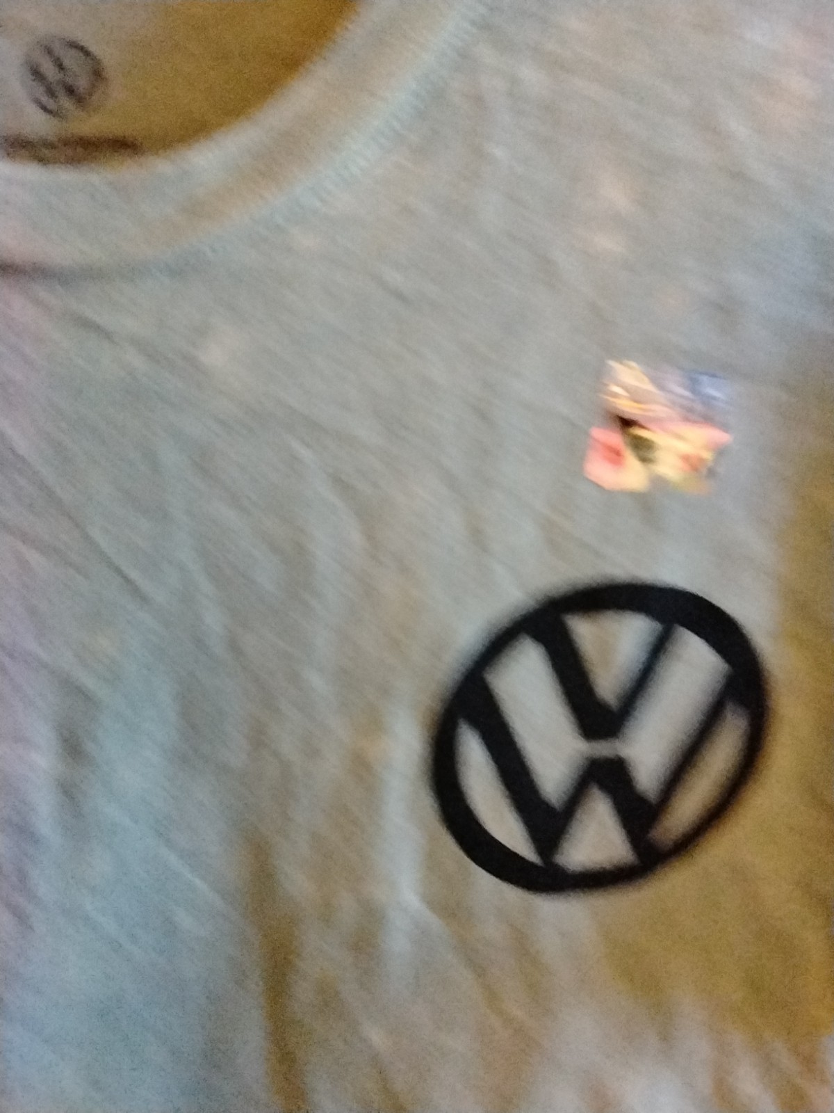 Volkswagen Men's Short Sleeve T-Shirt Acid Wash Green Size MEDIUM Water Dog NWOT gallery