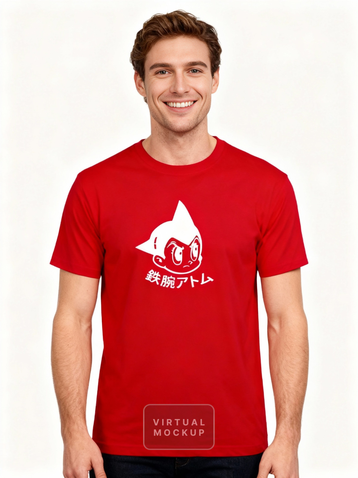 UNISEX MEN WOMENS TEE TSHIRT ASTRO BOY CLASSIC RETRO CARTOON FACE 80'S FAVORITE gallery