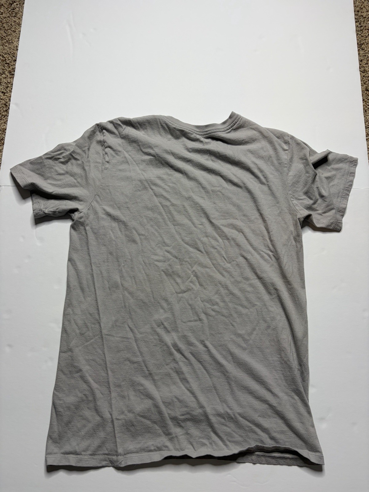 Nike Air Gray/Black Graphic Logo Crew Neck Short Sleeve Men S T-Shirt gallery