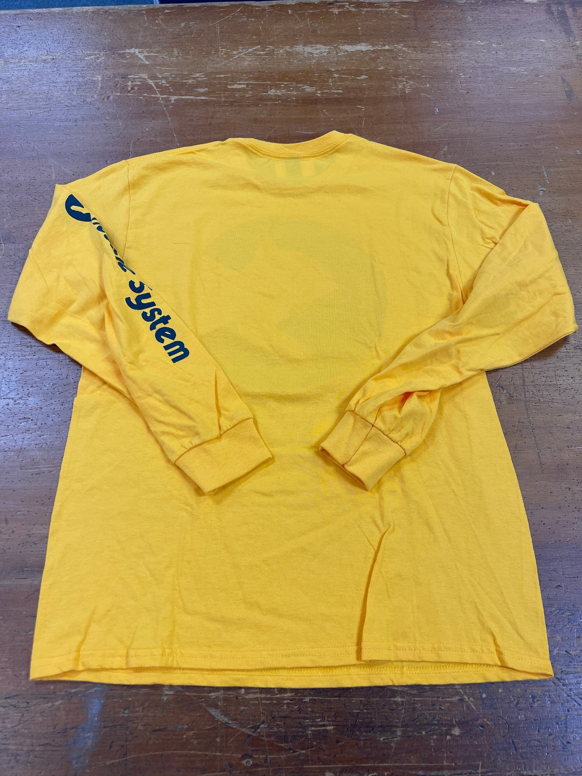 Chessie System Long Sleeve T-Shirt Gold/Navy Blue Logo gallery