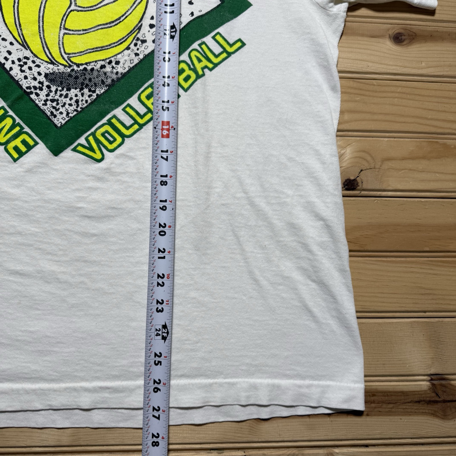Vintage 80s 90s Ursuline Beach Volleyball Tournament Sports Shirt Size Large gallery