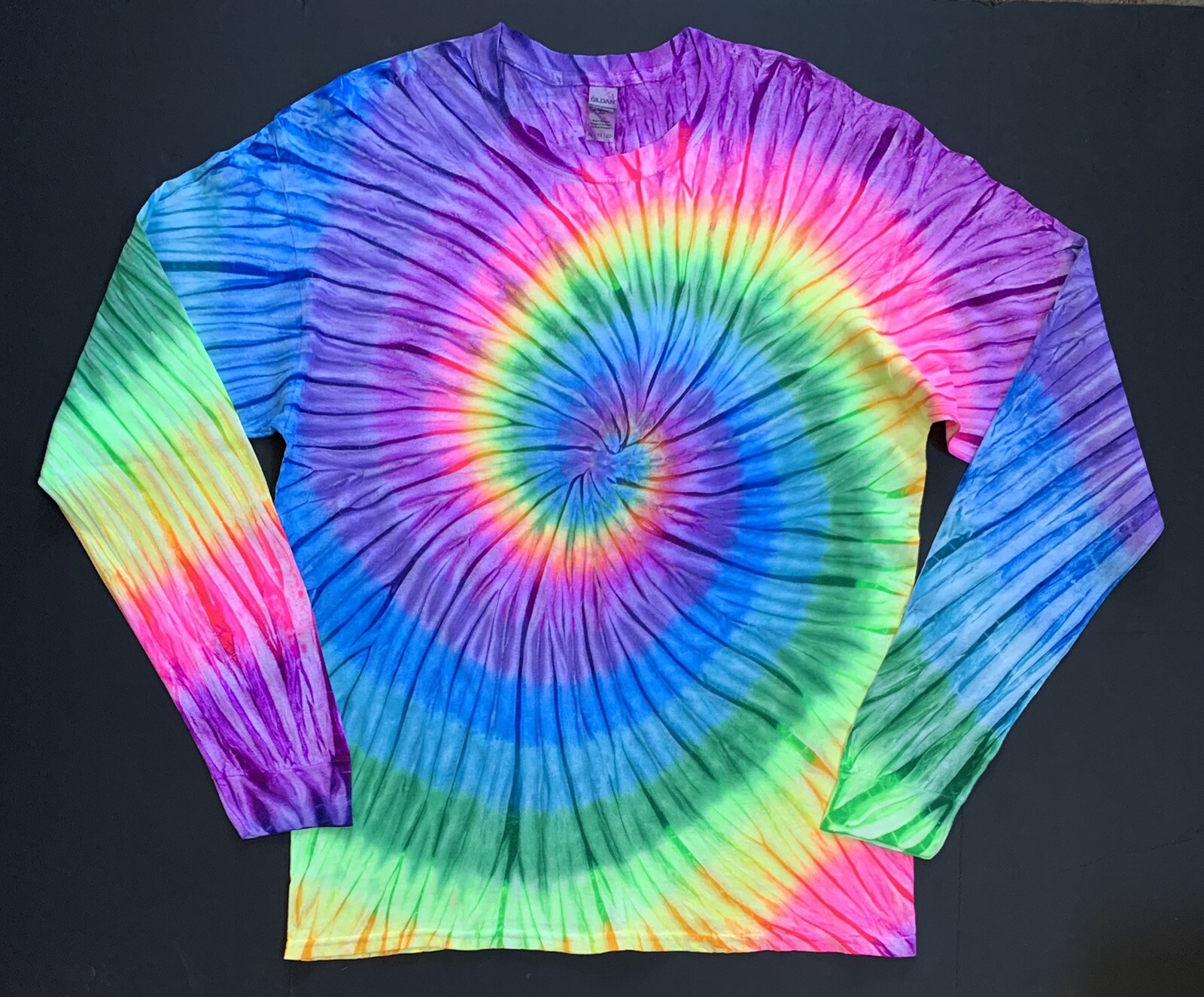 *New* 2XL - Sm Handmade Tie Dye, Classic Rainbow, Crew or V-Neck gallery