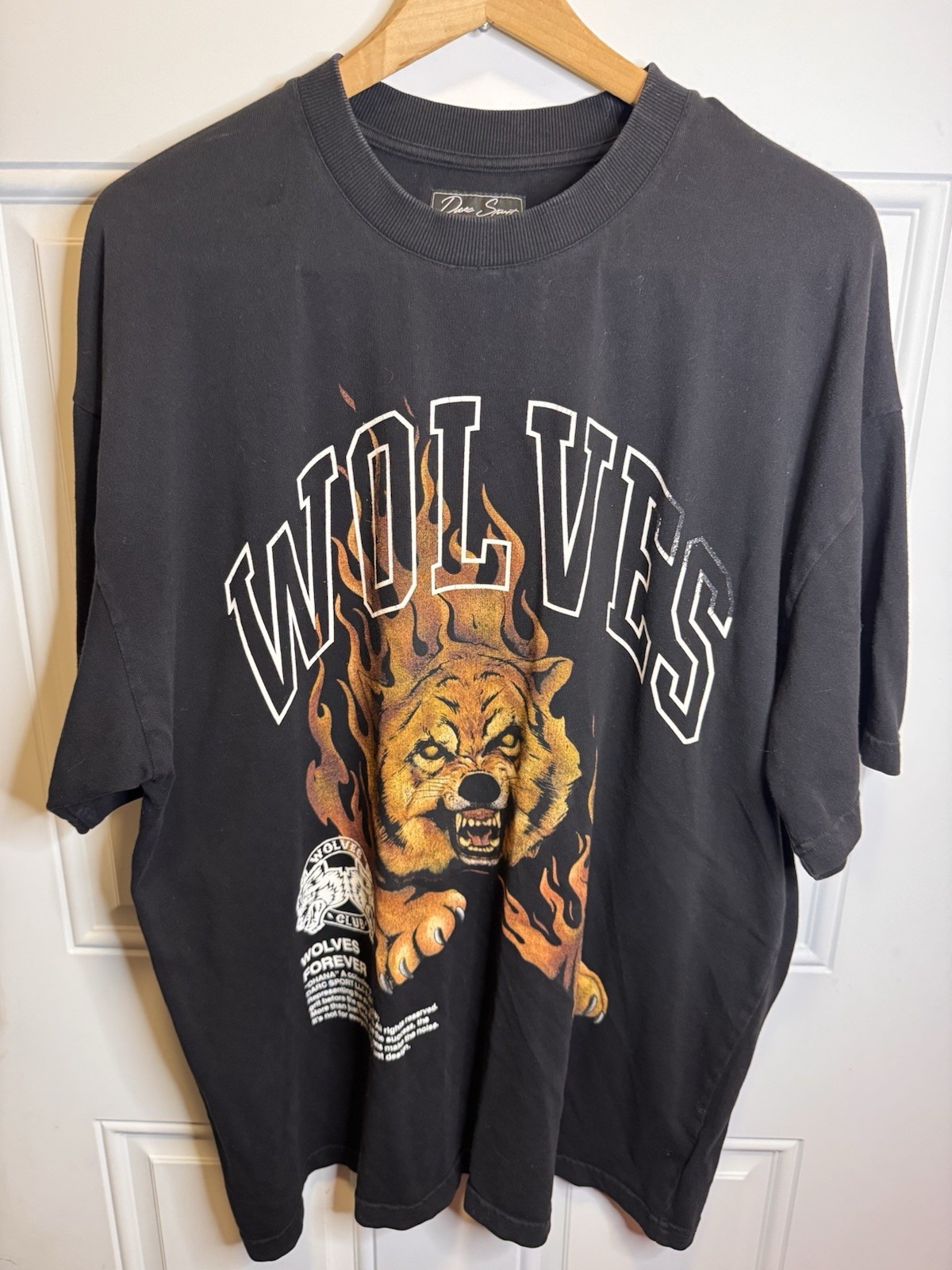 Darc Sport Wolves Club Wolves Forever Ghana Men’s Black T Shirt Size L 498/1000 gallery