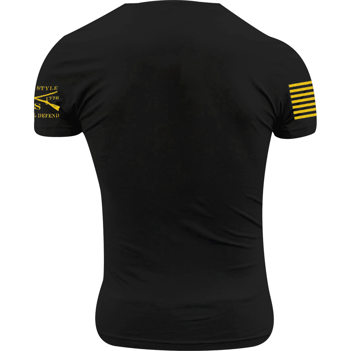 Grunt Style Women's Relaxed Fit Army - Basic Full Logo T-Shirt - Black gallery