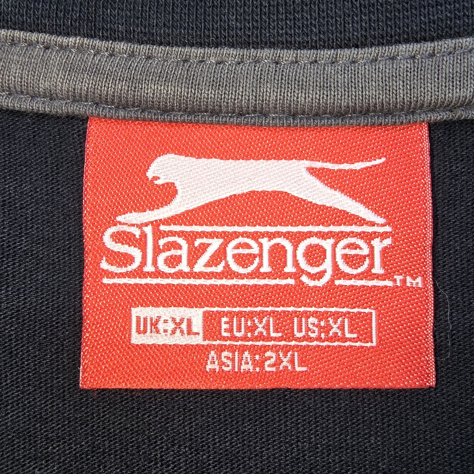 Slazenger Men's Black Graphic Logo V-Neck T-Shirt 2XL Regular gallery