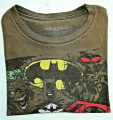 Justice League, Joker, Batman, Superman Men’s T-Shirt Size M