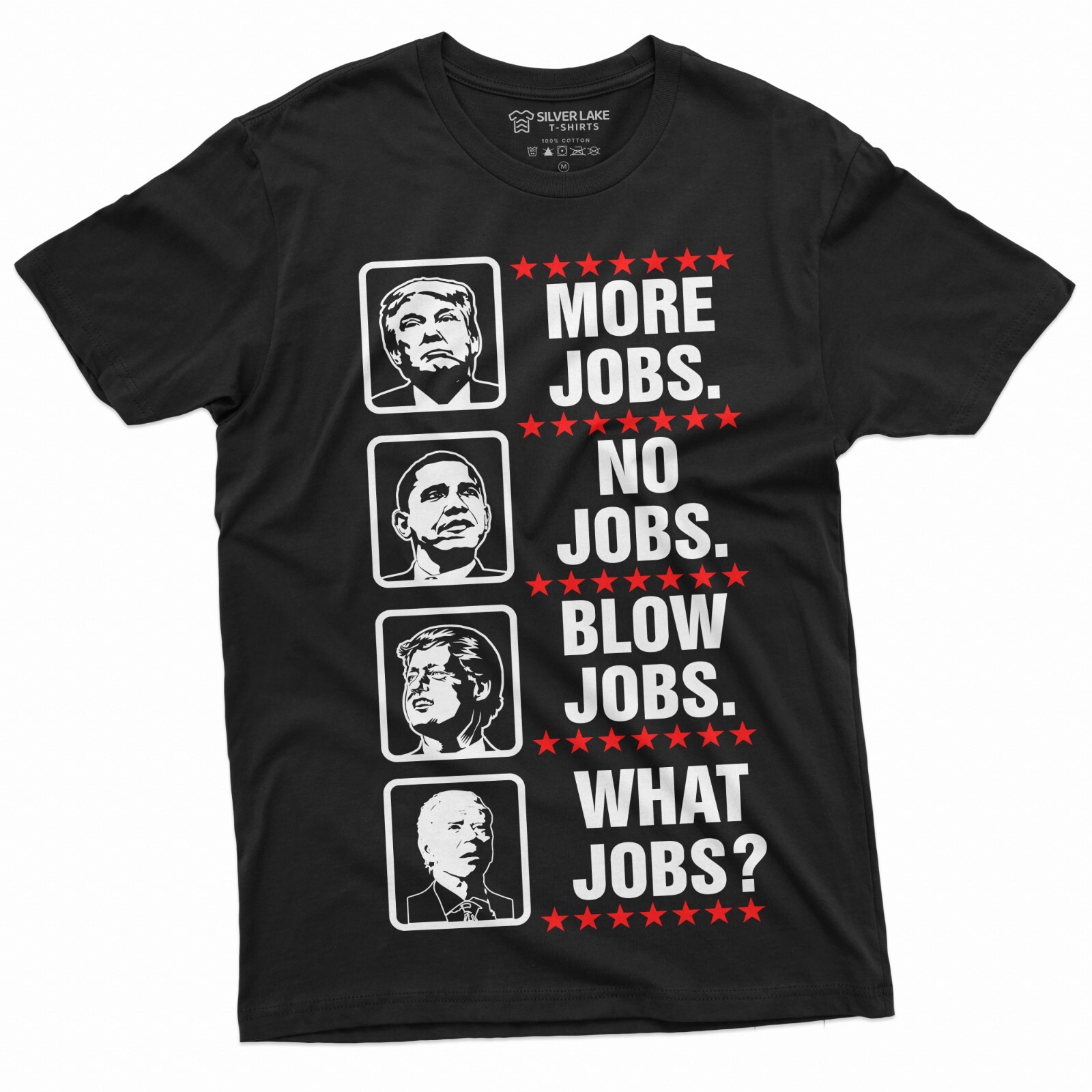 Mens Funny Anti Biden Shirt What Jobs Trump Conservative 2024 Republican Tee gallery