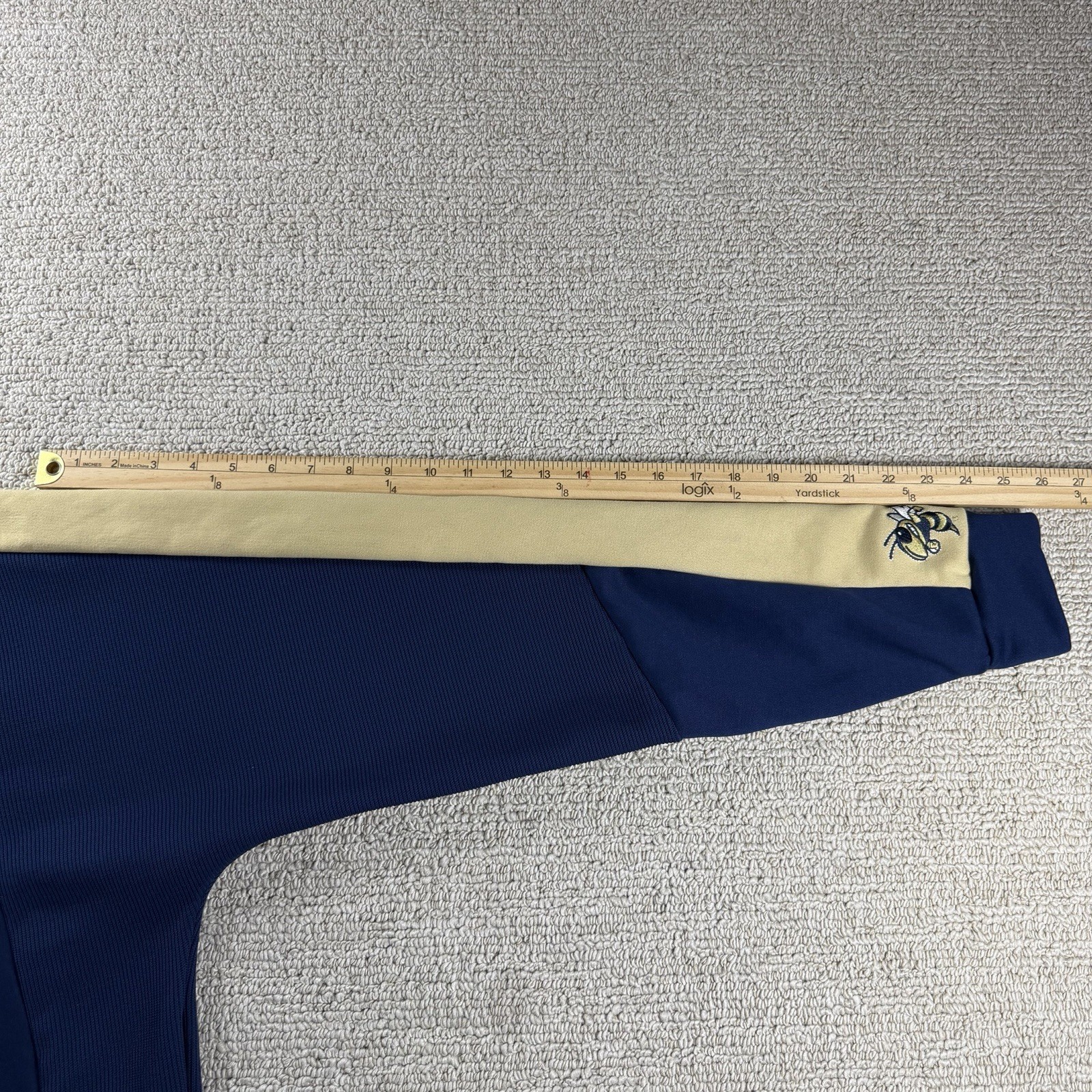 Adidas Georgia Tech Yellow Jackets Long Sleeve Shirt Blue Gold Men’s Size XLT gallery