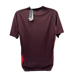 $35 Adidas Men’s Train Essentials Seasonal Colorblock Tee-Aurora Ruby-Medium-New