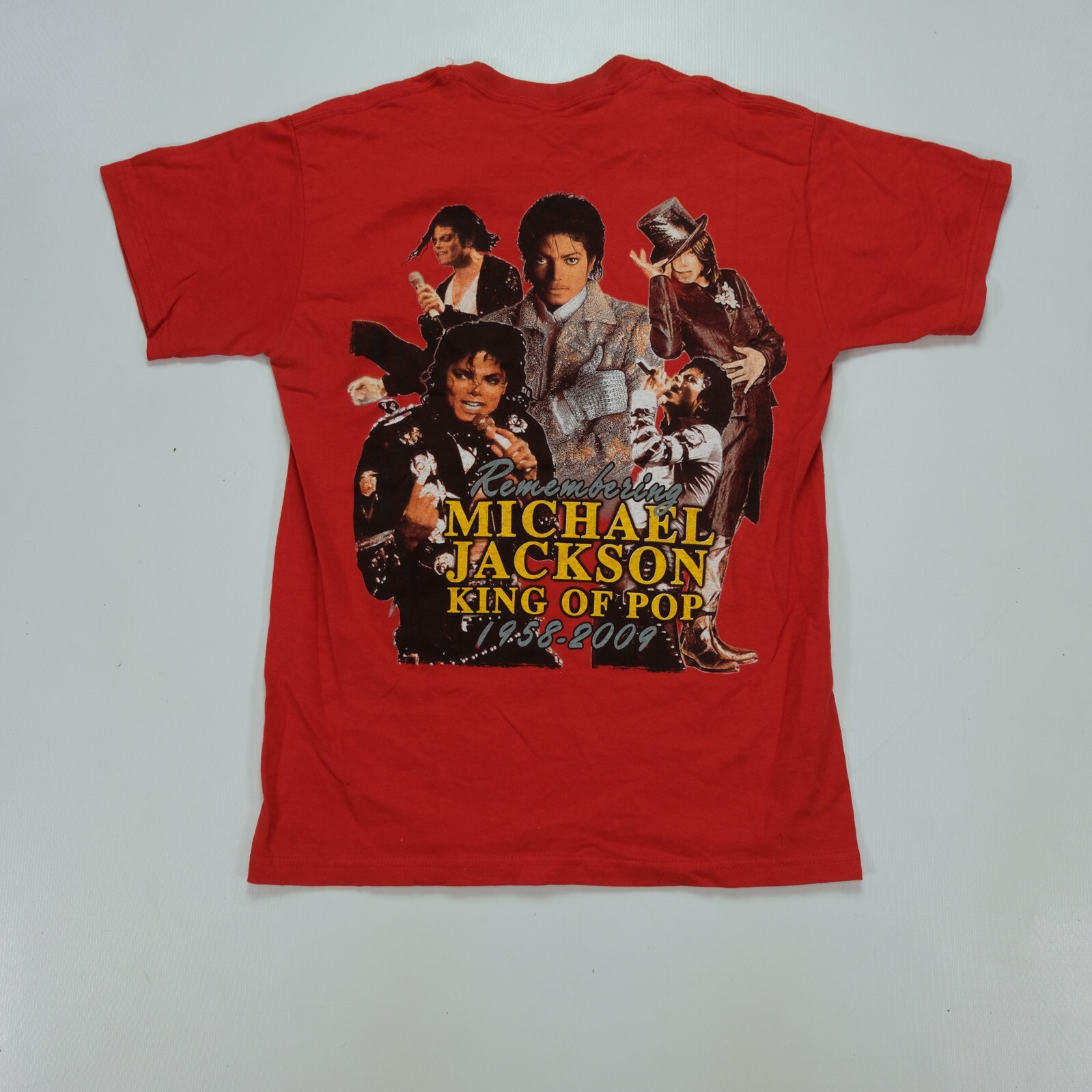 Rare Vintage Michael Jackson The King of Pop 1958-2009 Memorial T Shirt 2000s S gallery