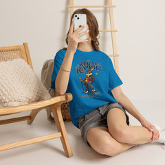 Regal Rabbit High Rollin Hare Cartoon Graphic T-Shirt