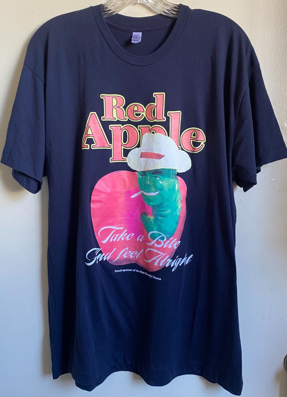Red Apple cigarettes t shirt New Beverly Cinema Quentin Tarantino Navy Large gallery