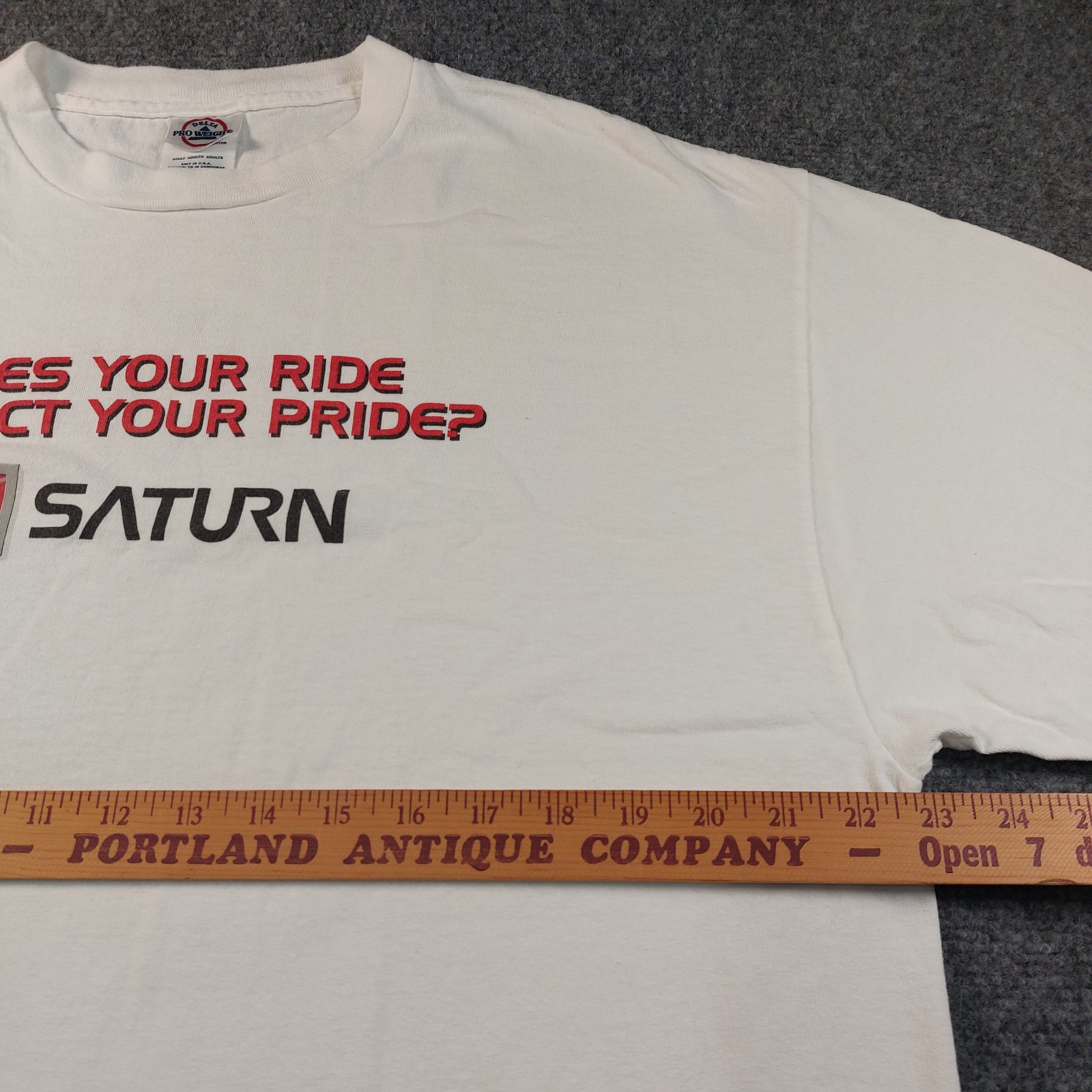 Vintage Saturn LGBTQ Grail Shirt XL Y2K Gaywheels Pride Car Promo Tee Delta Pro gallery