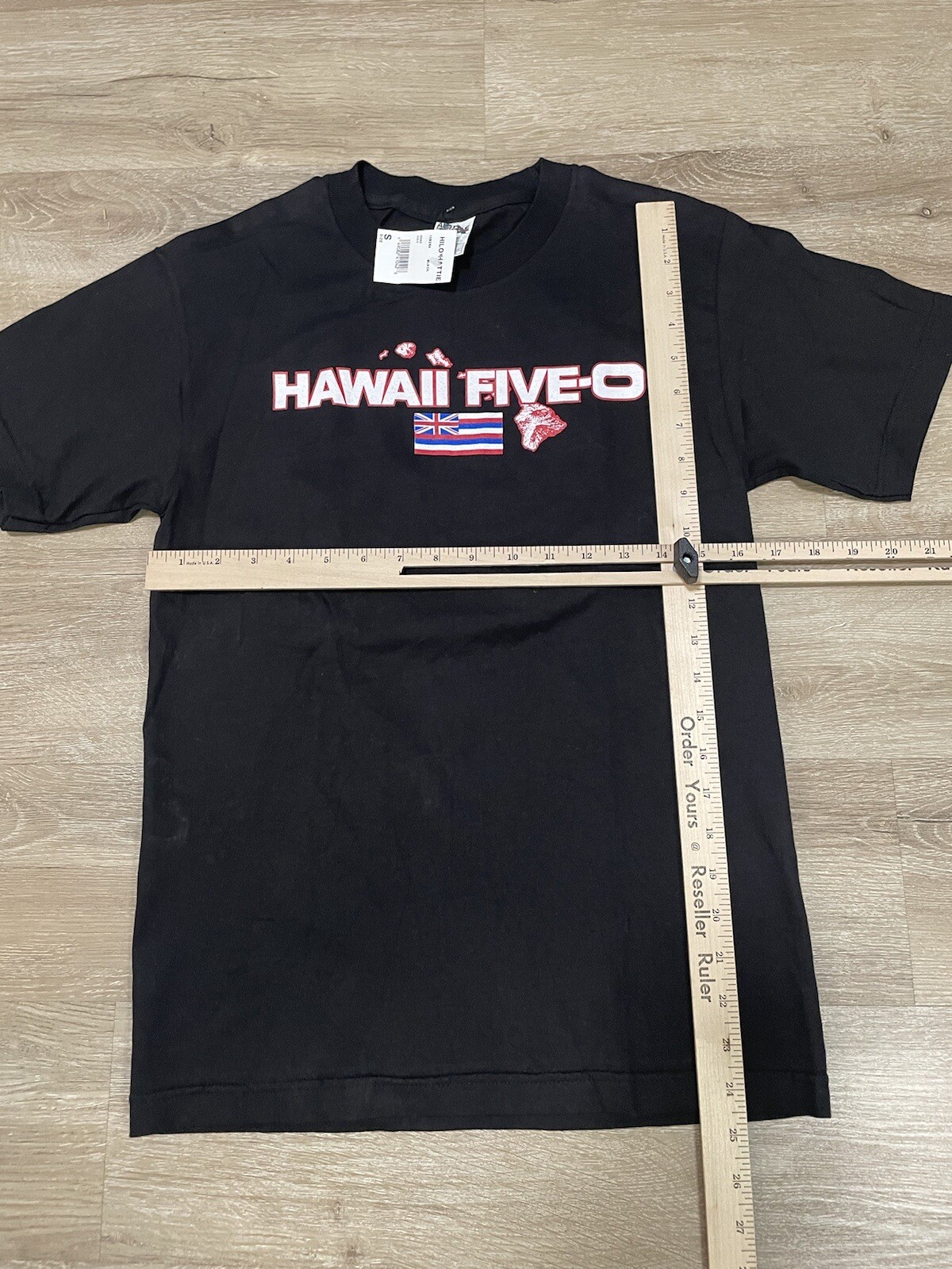 Hilo Hattie Maui Hawaii Five-O T-Shirt Men's Size Sz S Black Cotton Surf gallery