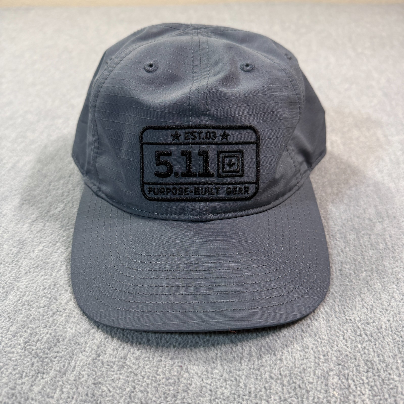 5.11 Tactical Hat Men One Size Gray Adjustable Cap 5-Panel Purpose Built Gear Lo gallery