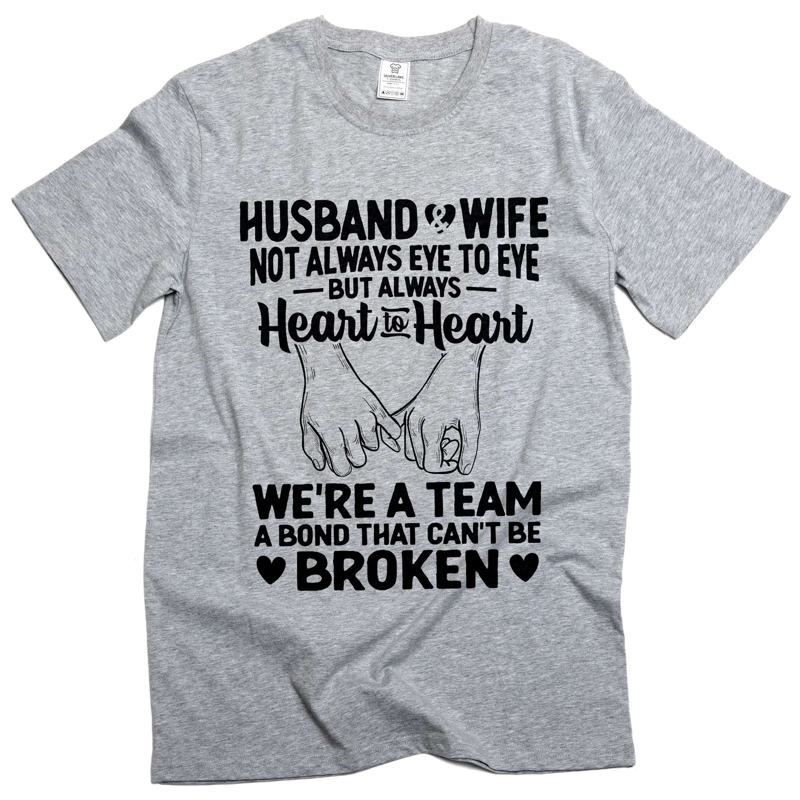 Men's Husband and Wife T-shirt couple Valentine's day anniversary family gifts gallery