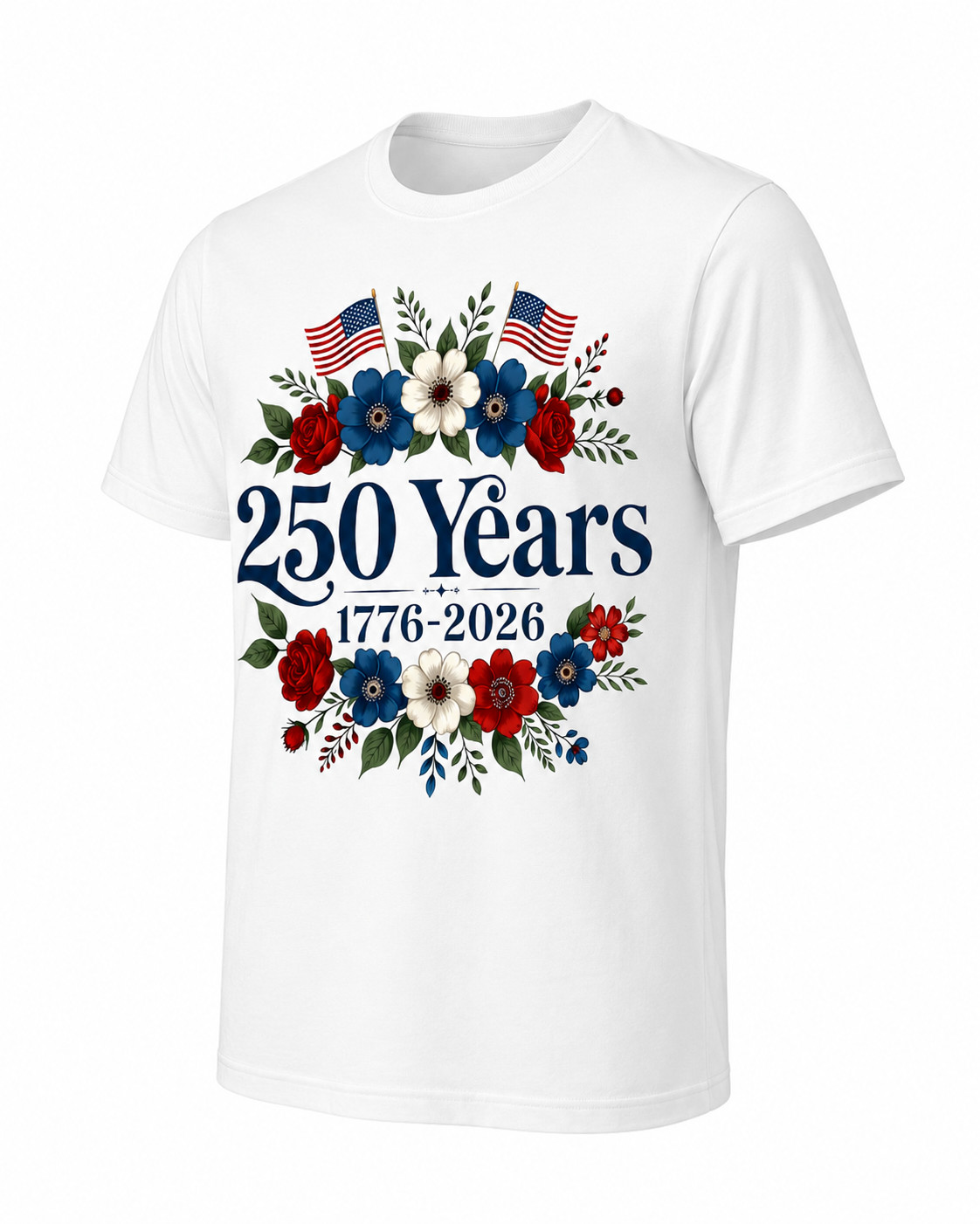 Comfort Colors Boho Floral American Flag Shirt 250th Anniversary 4thOf July Gift gallery