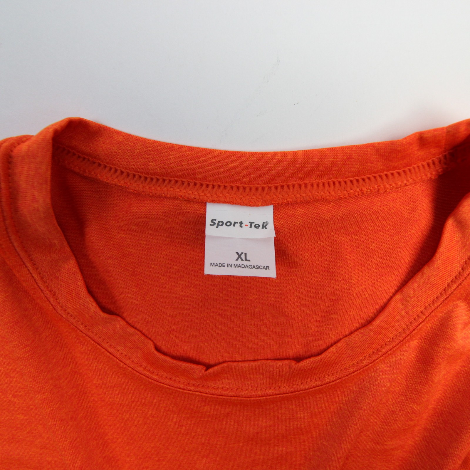 Sport-Tek Short Sleeve Shirt Men's Orange New without Tags XL gallery