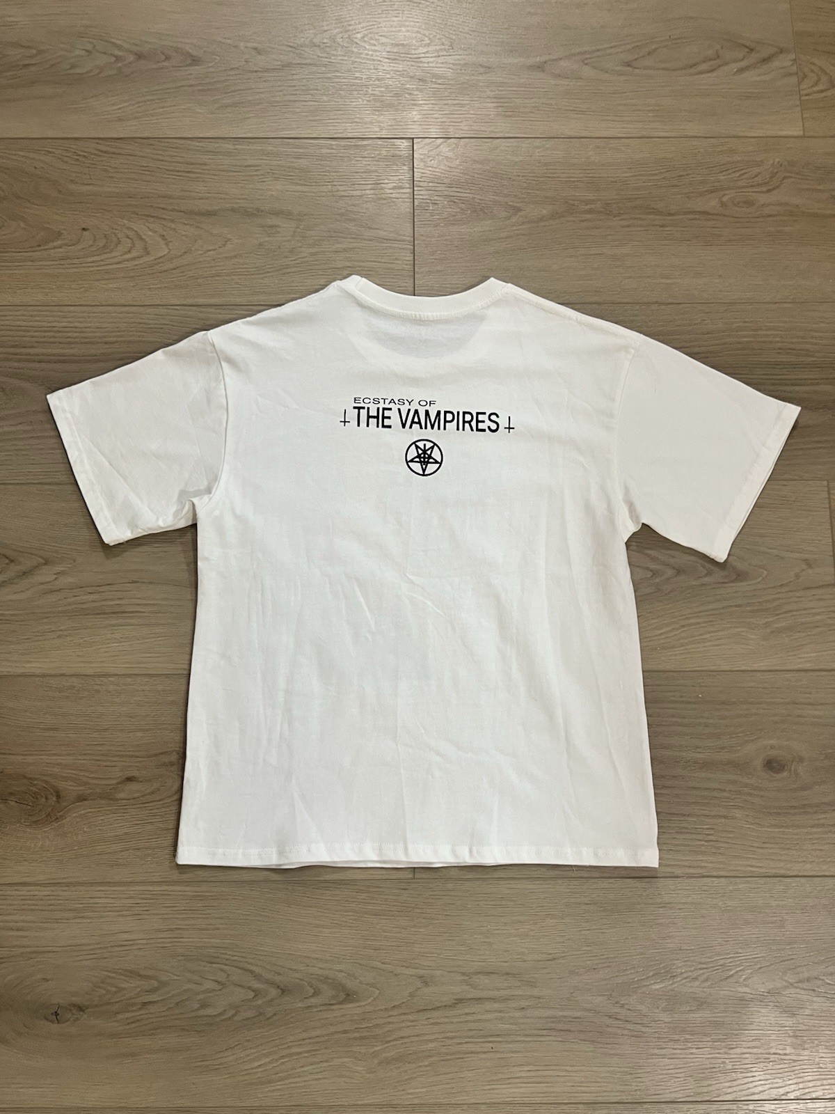 Playboi Carti “Ecstasy Of The Vampires” Graphic Tee White Medium Concert Merch gallery
