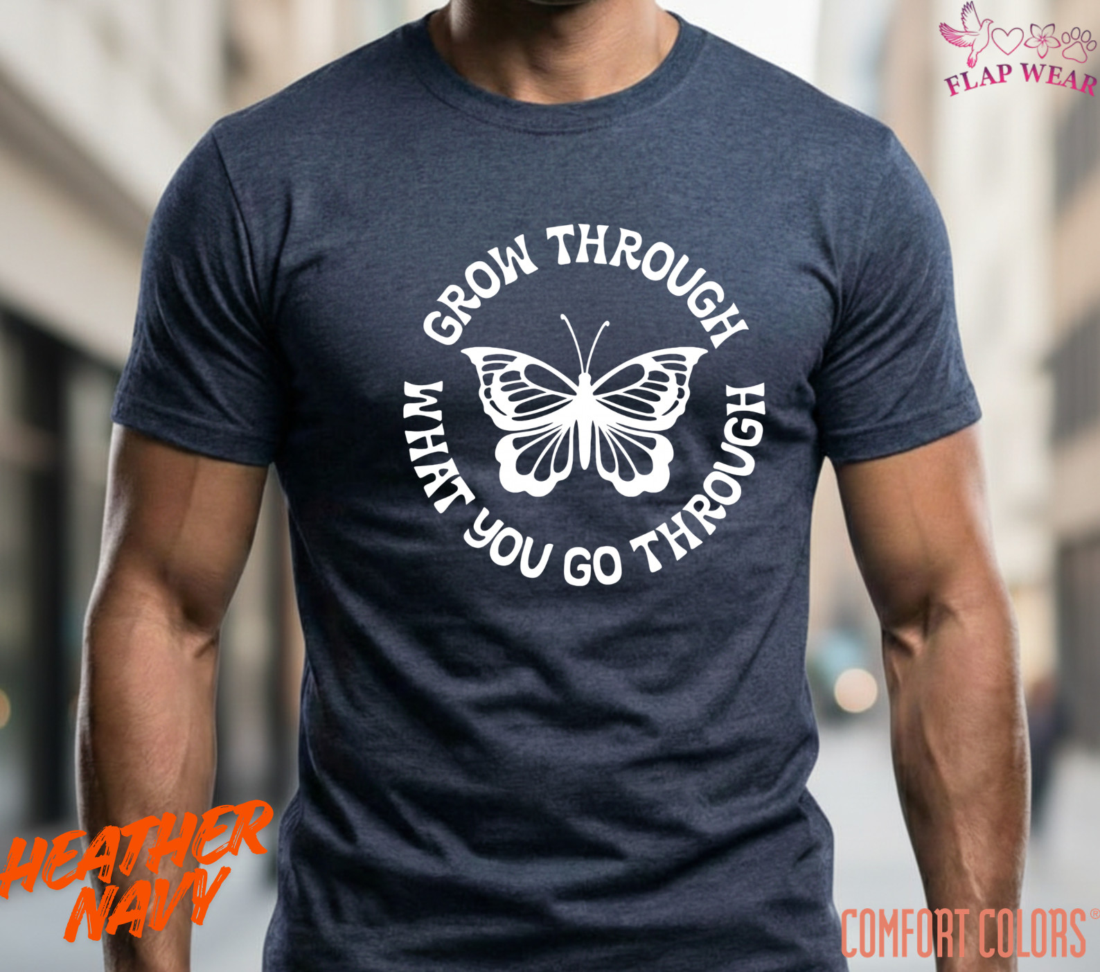 Unisex Grow Through What T-Shirt, Men T shirt,Women T shirt Gift Religion Top gallery