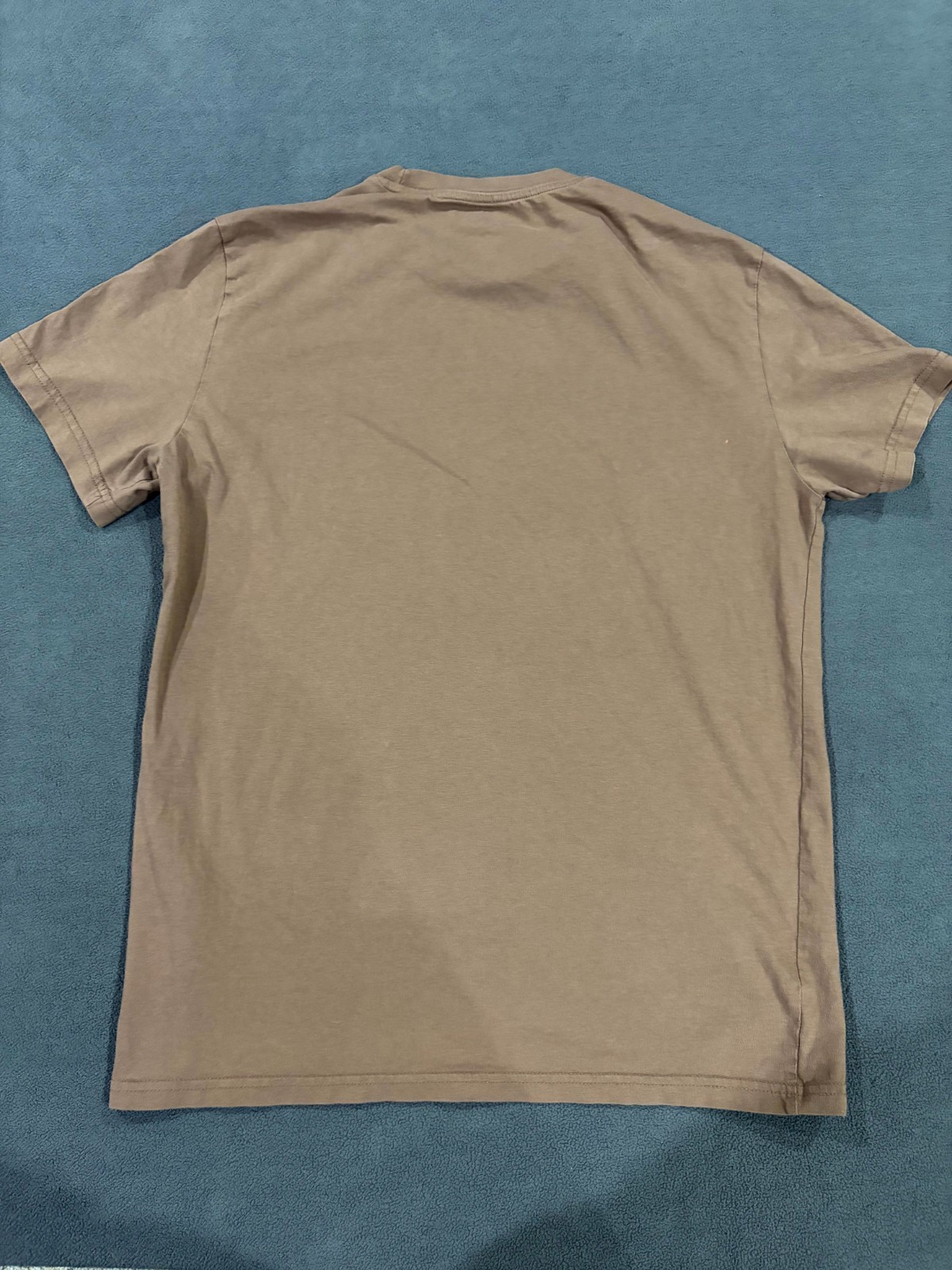 H&M T Shirt Mens Medium Brown Cotton Short Sleeve Regular Fit Crew Neck Casual gallery