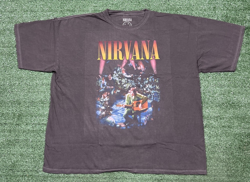 Urban Outfitters Nirvana Unplugged Oversized Vtg T-shirt Sz O/S